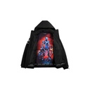 CHAQUETA SOFTSHELL MOTORSPORT NEGRA (M)