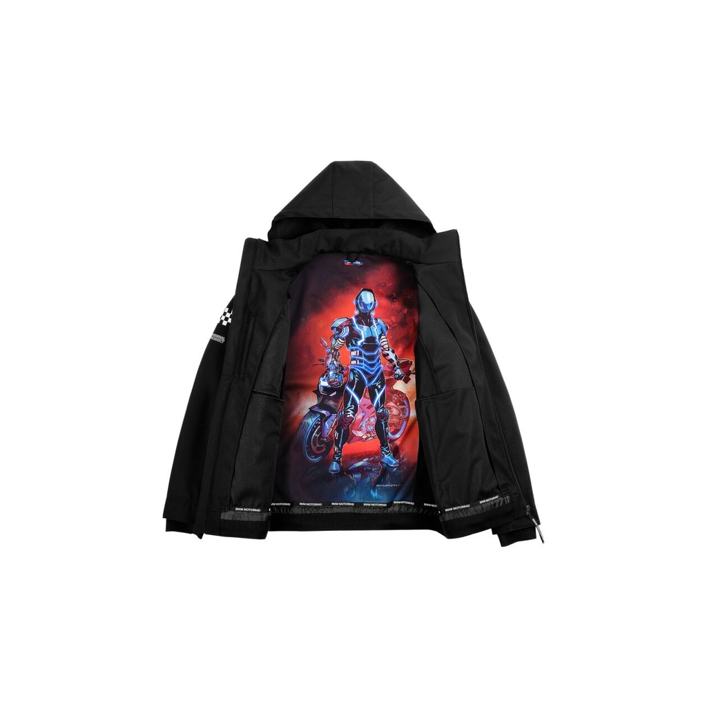 CHAQUETA SOFTSHELL MOTORSPORT NEGRA (XL)