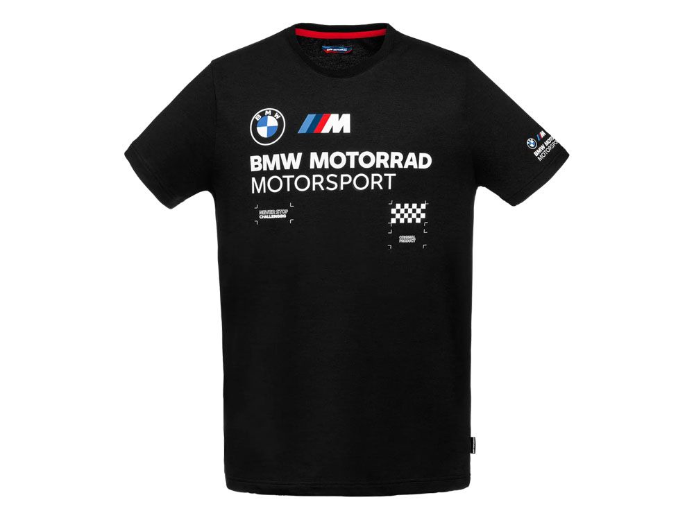 CAMISETA M MOTORSPORT CABALLERO NEGRO (M)