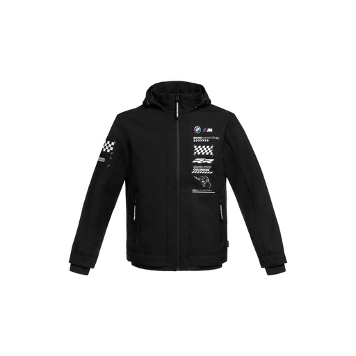 [76 61 5 A81 613] CHAQUETA SOFTSHELL MOTORSPORT NEGRA (L)