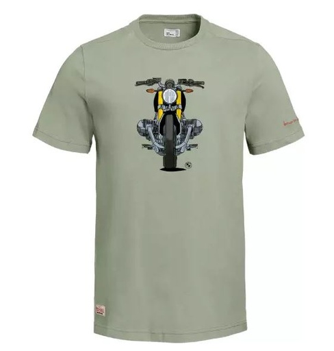 [76 61 5 B3F 493] CAMISETA R12 CABALLERO CAQUI (L)