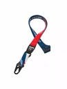 CORREA PARA EL CUELLO PARA DEPORTES DE MOTOR AZUL/ROJO